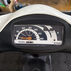 SUZUKI スズキ レッツ2 CA1PA 馬力の2サイクル原付バイク 通勤通学配達にオススメ 福岡市内発 全国どこでも陸送可能の画像