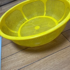 やや大きなザルの画像