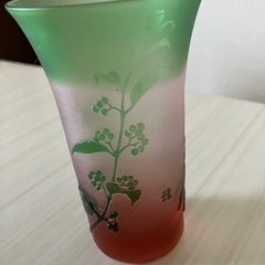 彫刻ガラス　ペアの画像