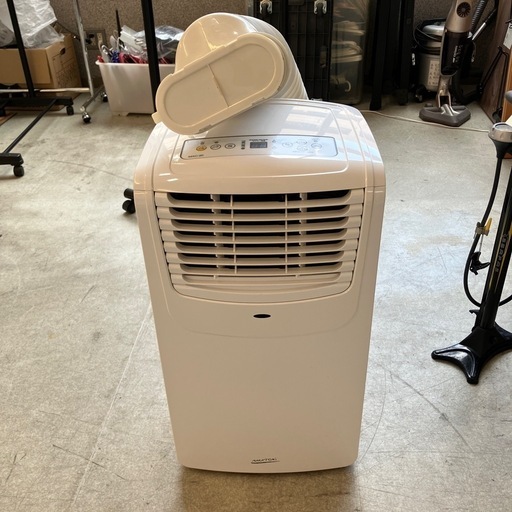 K2508-092 NAKATOMI 移動式エアコン MAC-20 2021年製 リモコン ドレンホース付き キズ汚れ有り 動作確認済み