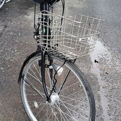リサイクルショップどりーむ鹿大前店　No.339　自転車　27インチ　ＬＥＤオ－トライト・切り替え・カゴ付き♪　おススメ商品です🎵の画像