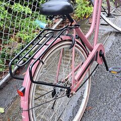 リサイクルショップどりーむ鹿大前店　No.338　自転車　26インチ　ライト・カゴ付き♪　鍵付き🎵の画像