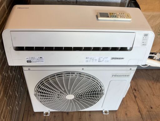 ①ハイセンス・エアコン  冷房6～9畳 / 2.2kW / 2022年製