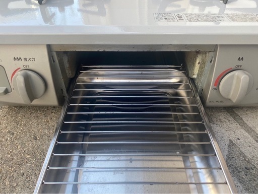 A646♠️リンナイ 都市ガス用ガスコンロ RTE565GRL 左強火力