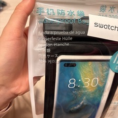 スマートフォン防水袋の画像