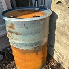 DIYで使ったドラム缶製・簡易焼却炉　欲しい方にお譲りしますの画像