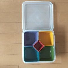 ピクニックセット  バスケット＆おかず入れｘ３の画像