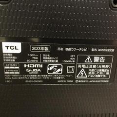 【松本市引き取り限定】TCL液晶テレビ40V型（2023年）の画像