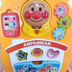 アンパンマンよくばりすくすくウォーカー　手押し車　知育玩具　型はめパズル　音の画像