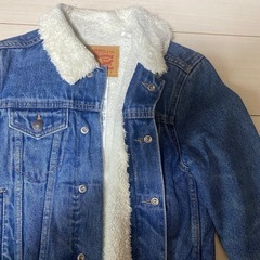 levi's 裏起毛 デニムジャケット　S
サイズ の画像