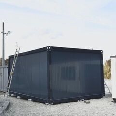 熊本から希少な特大ユニットハウス15畳6m×4m 高級別宅 事務所やお店などにも最適なゆったりサイズの画像