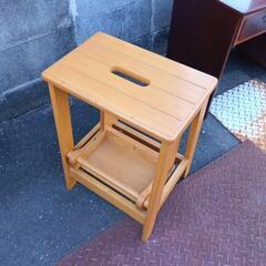 木製踏み台の画像