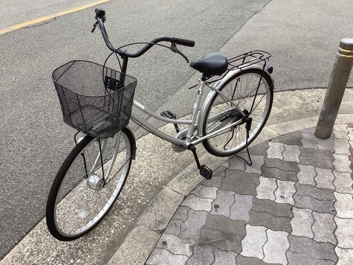 ♪ジモティー特価♪夜も安心！！ＬＥＤオートライト付きママチャリ　26型中古自転車