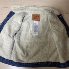 levi's 裏起毛 デニムジャケット　S
サイズ の画像