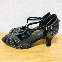 社交ダンス　兼用シューズ　22.5の画像