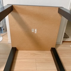 IKEA イケア　ダークブラウン　テーブルの画像