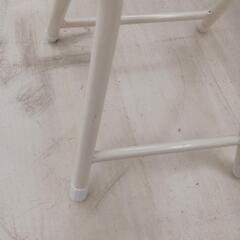 【ドリーム尾浜店】折りたたみスツール　BE　※キズ　スレあり　高さ(H)49×幅 (W)30× 奥行(D)30(cm)の画像