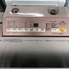 全自動洗濯機　Panasonic NA-FA70H5 7.0キロ　2017年製　ヨゴレ有【トレファク堺福田】の画像