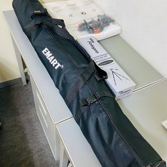 【美品】大型撮影スタンド &背景布&スマホ三脚の画像