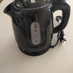 電気ケトル ブラック 1Lの画像