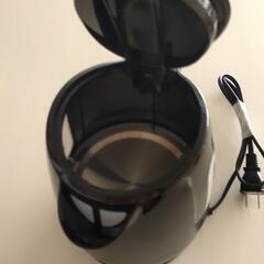 電気ケトル ブラック 1Lの画像