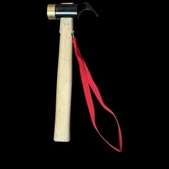 キャンプ用　真鍮製ヘッド　ペグハンマーの画像