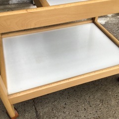 キッチンカート 大きめ キャスター付きの画像