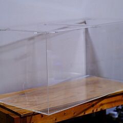 【中古美品】90cmアクリル水槽（900×450×450mm）　水槽台（手作り）付属の画像