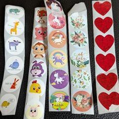 ロールシール　ご褒美シール　ラッピングシール　サンキューシールギフトシールの画像