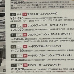 現行型ハイゼット、ジャンボのメッキパーツの画像