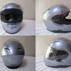 G∝200 ヘルメット SHOEI XR-1000 Lサイズ 59cm 2012年製 ジャンク品 検：ショウエイ フルフェイスの画像