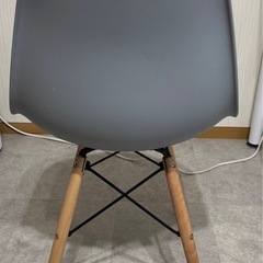 デザインチェア　クッション付き　の画像