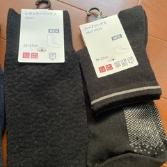 ユニクロ靴下新品3本セットの画像