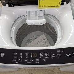 J1250【リユースのサカイ柏店】Haier　ハイアール　5.5kg洗濯機　JW-U55A　2023年製　動作確認、クリーニング済み　参考価格25,810円の画像