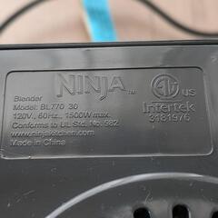 ブレンダー　フードプロセッサー NINJA BL770の画像