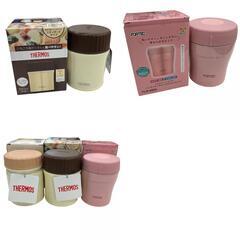 186000 新品未使用 THERMOS サーモス その他キッチン用品 クリームホワイト 3点まとめ売り [241203HM140187]の画像