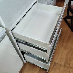 【愛品倶楽部柏店】NITORI ニトリ 2枚スライド扉キッチンボード アルミナ2 100KB 幅100cmの画像