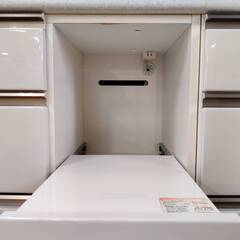 【愛品倶楽部柏店】NITORI ニトリ 2枚スライド扉キッチンボード アルミナ2 100KB 幅100cmの画像