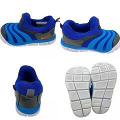 186001 現状品 NIKE ナイキ キッズスニーカー ブルー 2点まとめ売り [250124HM060413]の画像