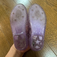 15センチ　キラキラサンダルの画像