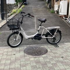 試乗🉑新車仕上げ⭐️中古子供乗せ電動自転車ギュットアニーズの画像