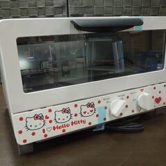 開封未使用品 ハローキティ 1000W オーブントースター SLS-SKCW1(W)KT 2010年製 コレクション サンリオ 札幌市 新道東店の画像