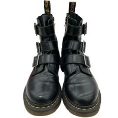 186000 現状品 Dr.Martens ドクターマーチン エンジニアブーツ UK4　２３ｃｍ AW009　GV07T  23 ブラック BLAKE 三連ベルト サイドジップ [250113HM240014]の画像