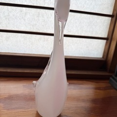小樽ガラス 白鳥の置物の画像