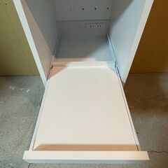Spot Mini 食器棚 白系 幅325x奥行395x高さ1253mm キッチンボード 25H 北TO3の画像