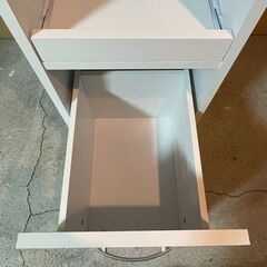 Spot Mini 食器棚 白系 幅325x奥行395x高さ1253mm キッチンボード 25H 北TO3の画像