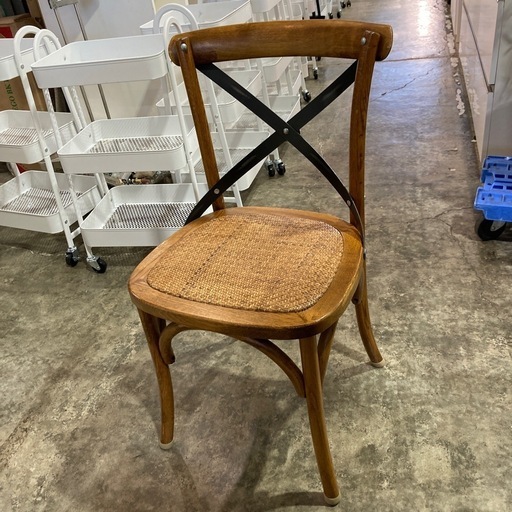 クラッシュゲート クロスバック ダイニングチェア