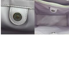 186001 現状品 Charles & Keith チャールズアンドキース トートバッグ Lilac パープル レザー レディース [250128HM130020]の画像