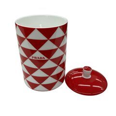 186005 新品未使用 PRADA プラダ リラクゼーショングッズ 香りキャンドル付き磁器キャンドル [250212HM150323]の画像