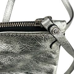 186001 現状品 GIANNI CHIARINI ジャンニキャリーニ ショルダーバッグ シルバー [250129HM040041]の画像